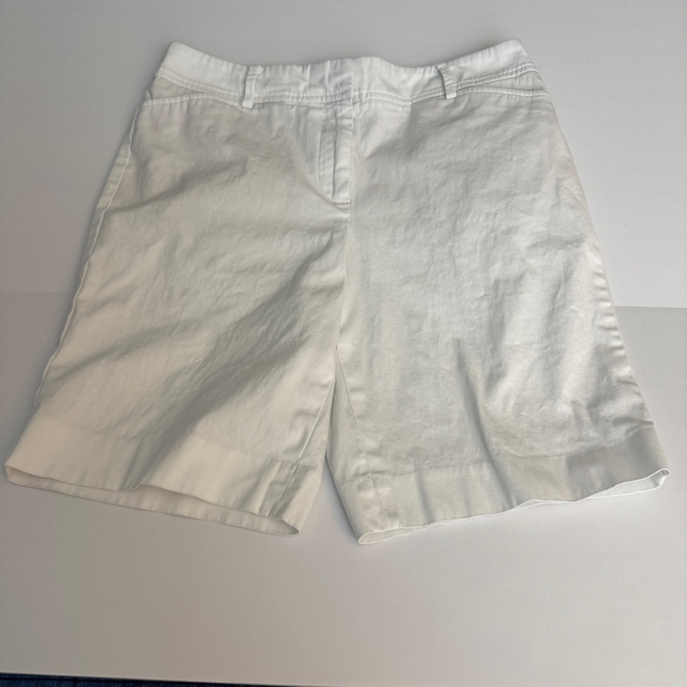 Talbots White Women's Bermuda Shorts